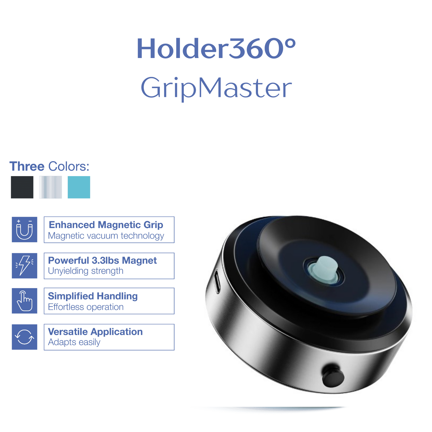 Holder360° GripMaster - Sterk Magnetisk Telefonholder