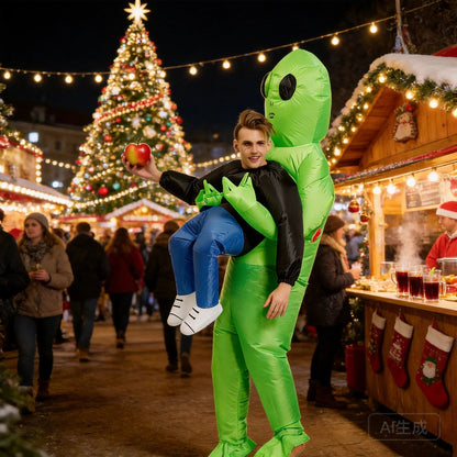 Kletshuts™ AlienCostume: Sjov Alien Carry Design Øje Fangst Parti Kostume