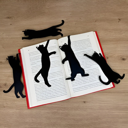 CatBookmark: Dekorativ Side Markør Og Kat Bogmærke Clips Sæt