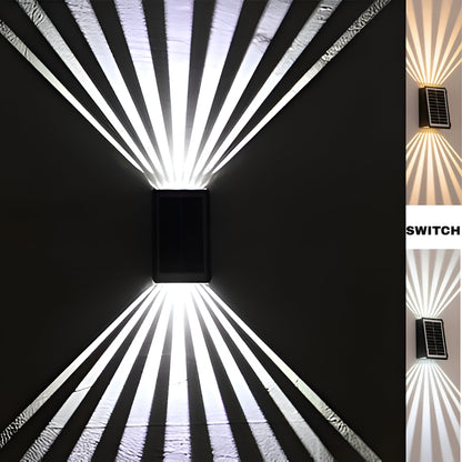 Ledsen™ WallLight: Solar Dobbelt Skygge Vegglys