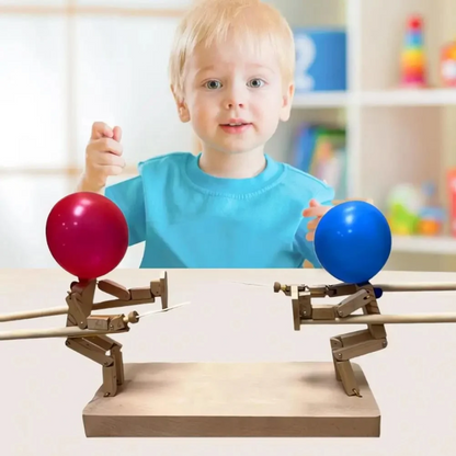 Kletshuts™ BalloonDuel: Trælegetøj Ballon Interaktiv Duel Spil Sjov Fest Leg