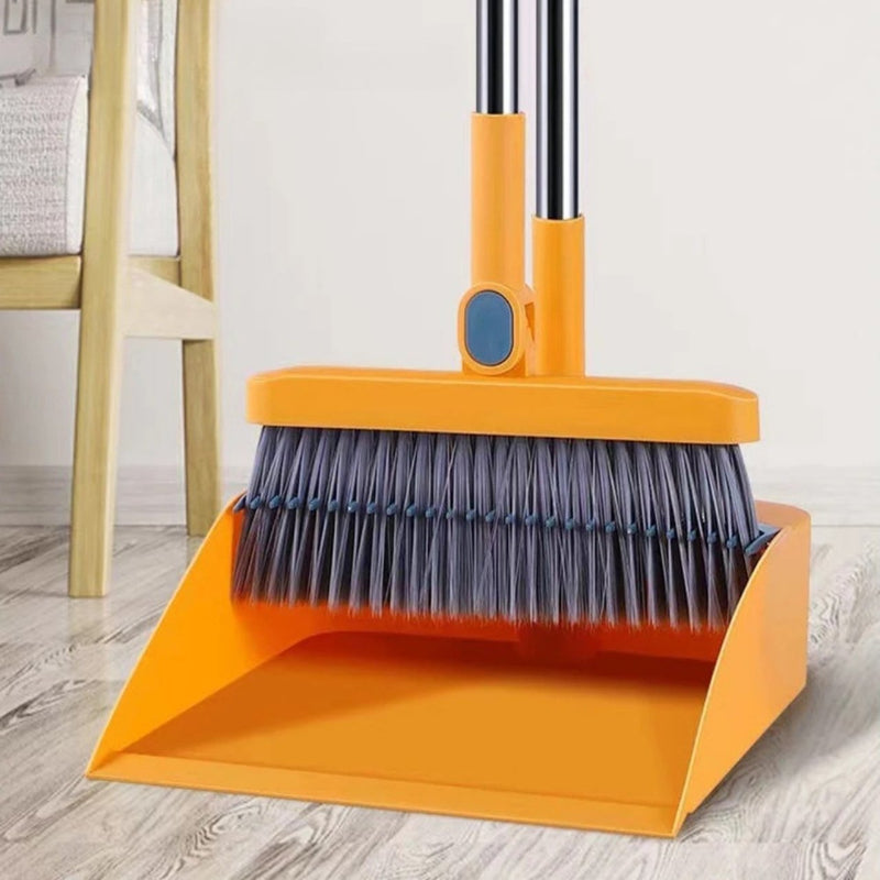Cleaner Pro° FlexibleBroom: Justerbar Langt Håndtag Nem Opbevaring Fleksibel Fejeblad