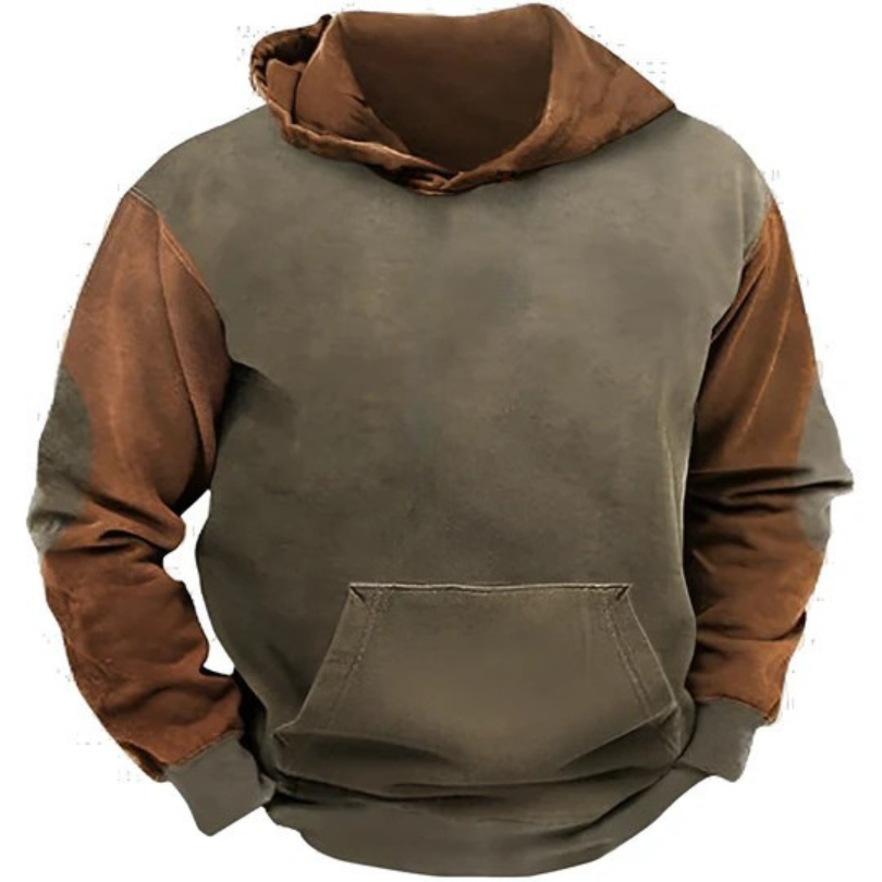 Icone™ WesternHoodie: Stilfuld Vintage Løs Pasform Komfortabel Western Hoodie
