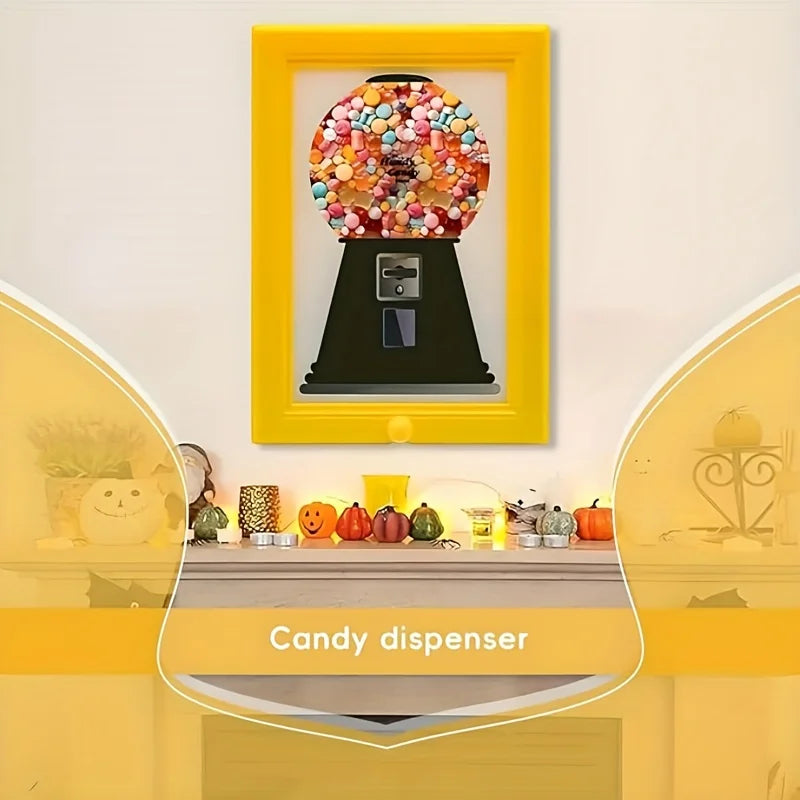 TreatFrame - Vægmonteret Ramme Candy Display Nem Adgang Treat Sjov Dekor