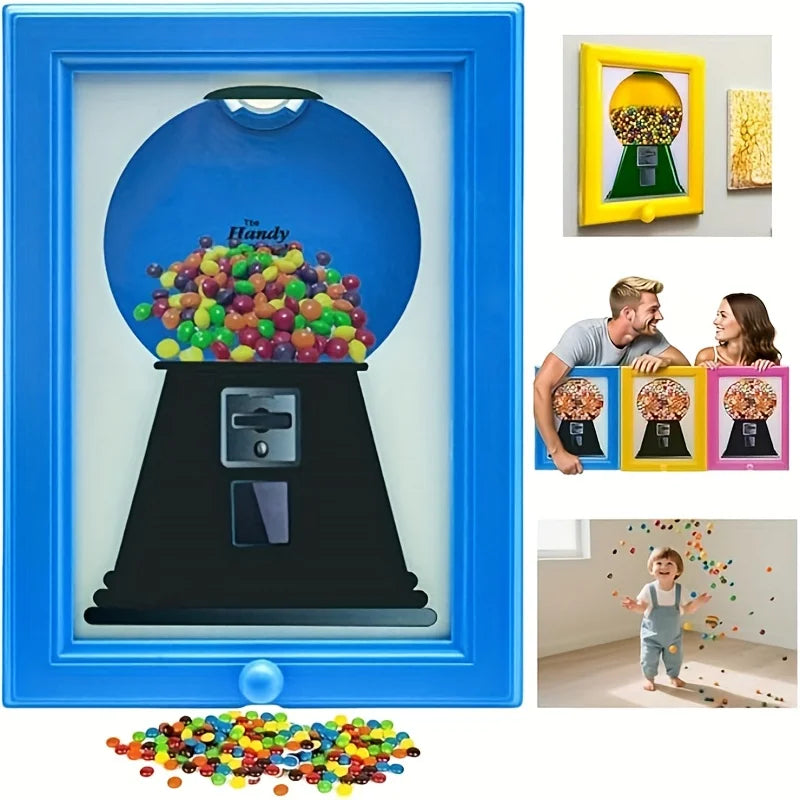 TreatFrame - Vægmonteret Ramme Candy Display Nem Adgang Treat Sjov Dekor
