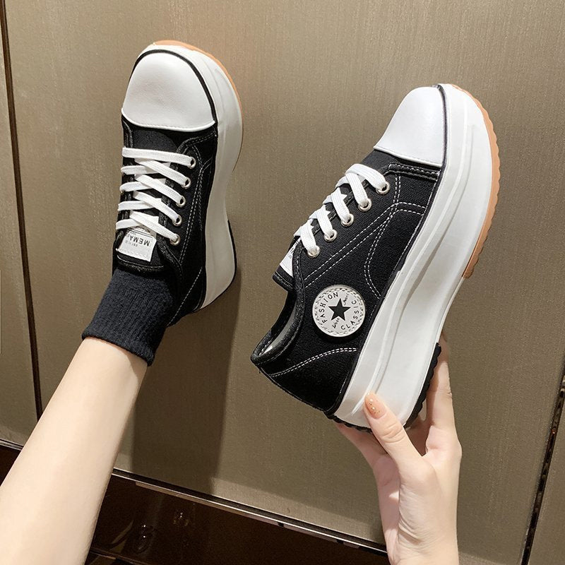 Happy™ ComfySneakers: Komfortable Mote-Sneakers Sko Til Kvinner