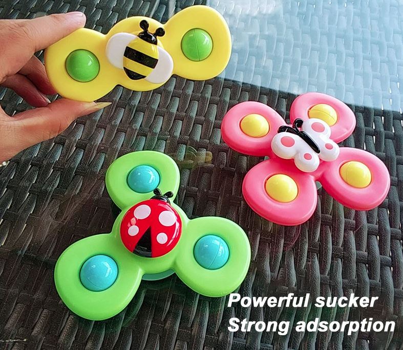 Kletshuts™ SpinnerToy – Mykt Sanseleke Med Sugefunksjon