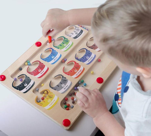 Kletshuts™ MagneticMaze - Farge- Og Tall-labyrintleketøy