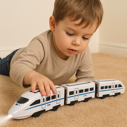 Kletshuts™ TrainToy: Interaktivt Smart Kjedetog Leketøy Sett for Barn