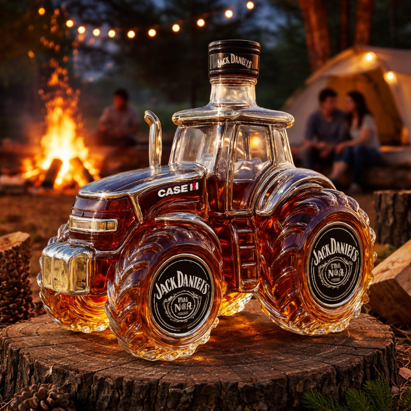 VintageBottle - Kreativ Landbruksinspirert Rustikk Vintage Flaske Design