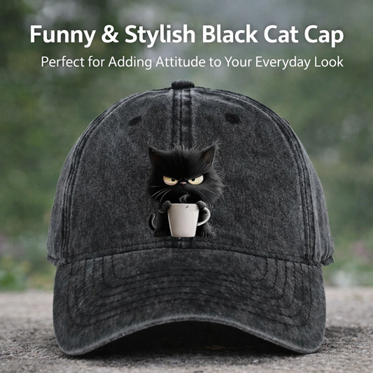 Icone™ CatCap 1+1 GRATIS: Stilfull Tilfeldig Svart Baseball Leken Katte-caps Design