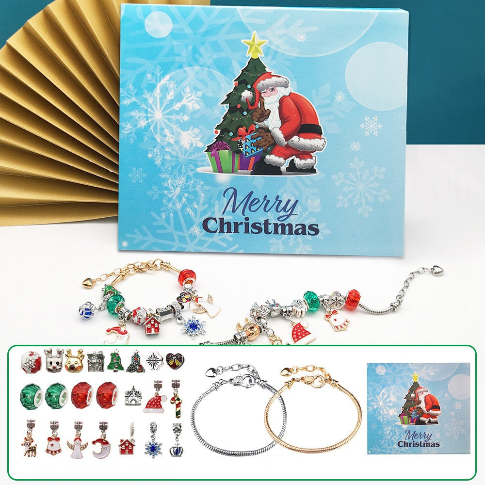 Jewelance™ BraceletCalendar: DIY Jule Adventskalender Armbånd Charm Sett