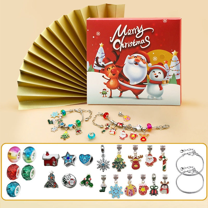 Jewelance™ BraceletCalendar: DIY Jule Adventskalender Armbånd Charm Sett