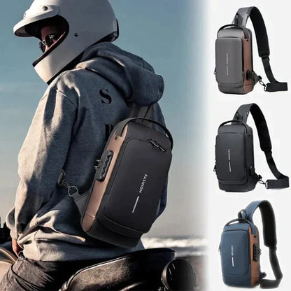 Icone™ Bag | Nytt design Crossbody SideBag Tyverisikker med Lader