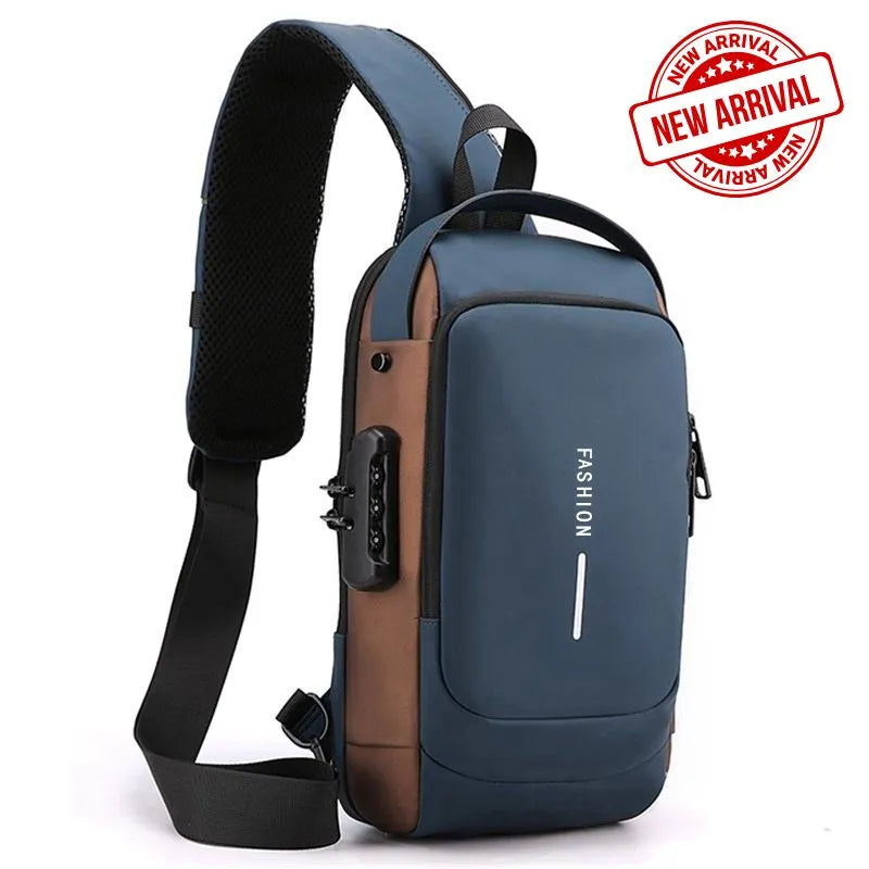 Icone™ Bag | Nytt design Crossbody SideBag Tyverisikker med Lader