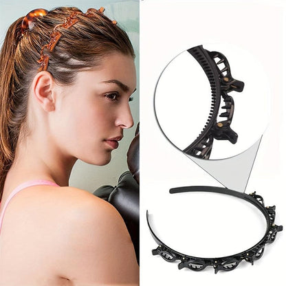 Rose® ClipHeadband 1+1 GRATIS: Nem Styling Multigreb Pandebånd Hår Klip