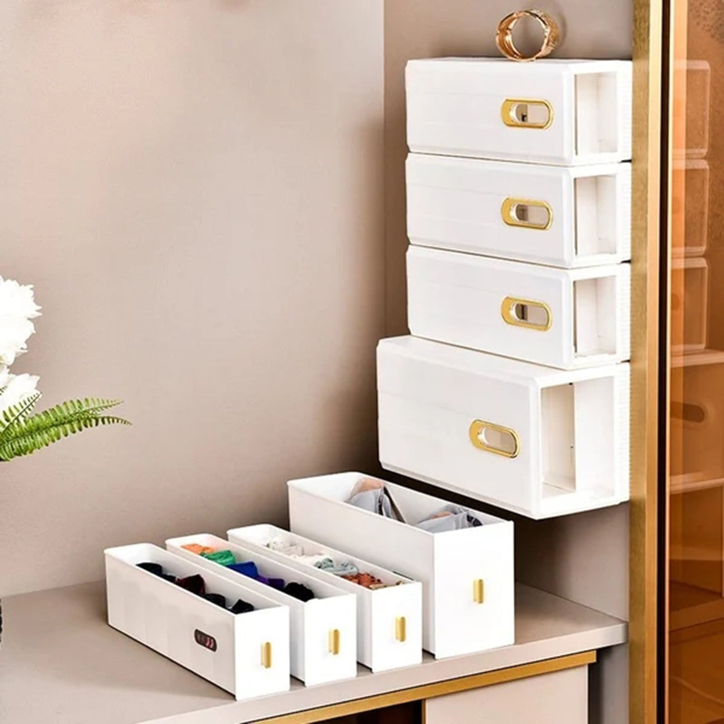 UltiFurni® InvisibleDrawers - Veggmontert Usynlig Skuffeorganisator