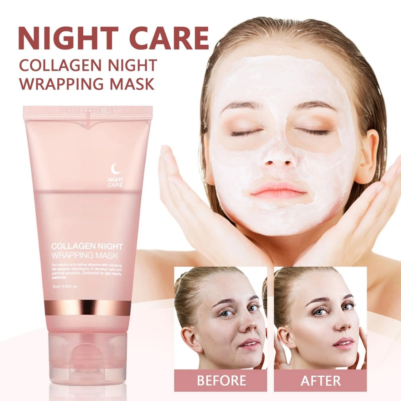 PeelingMask 1+1 GRATIS: Glat Strålende Hud Ansigt Peeling Maske