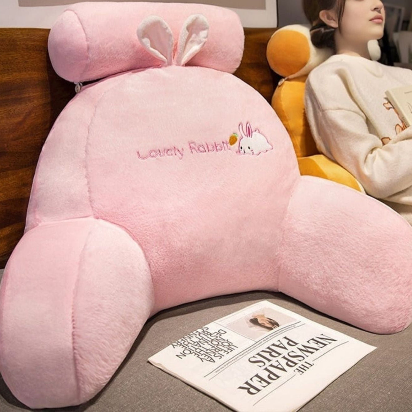 ComfyPillow - Myk ryggstøttepute for sofa og seng