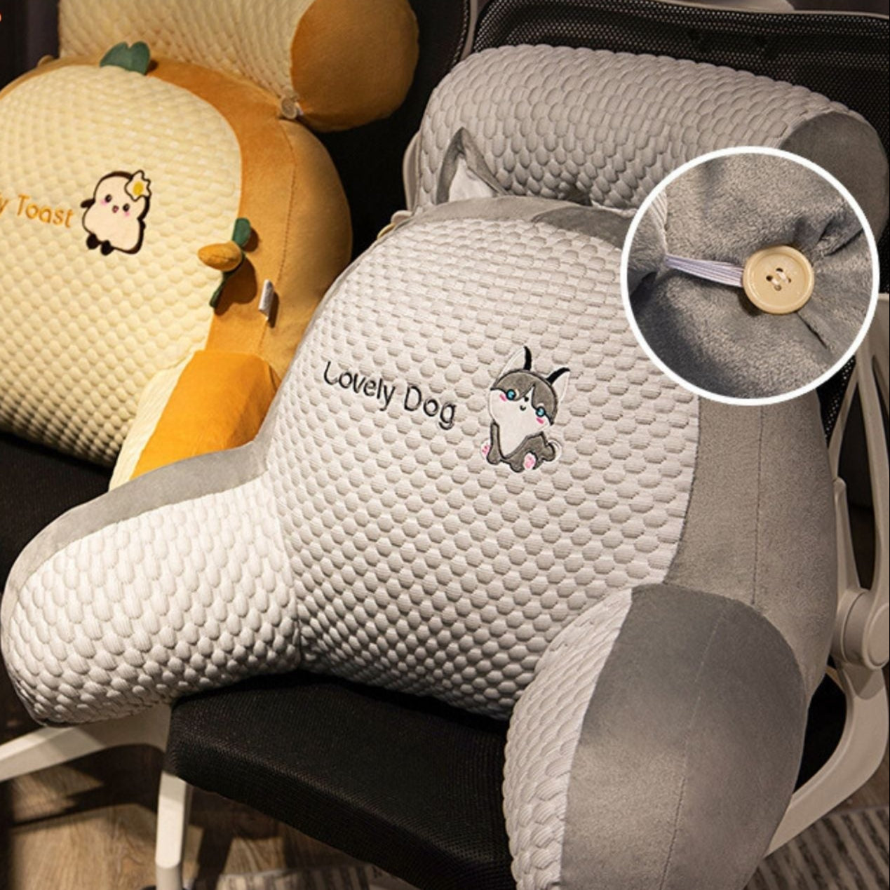 ComfyPillow - Myk ryggstøttepute for sofa og seng