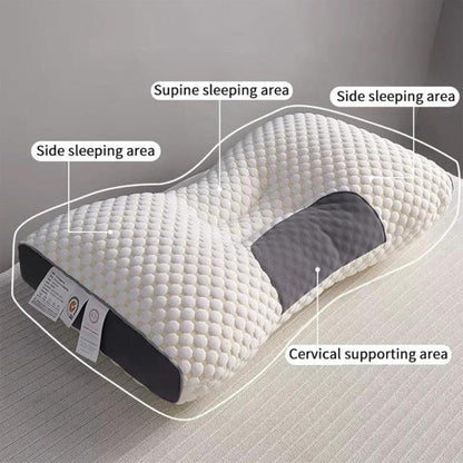 ContourPillow - Nakke Støtte Smerte Lindring Behagelig Søvn Kontur Pude