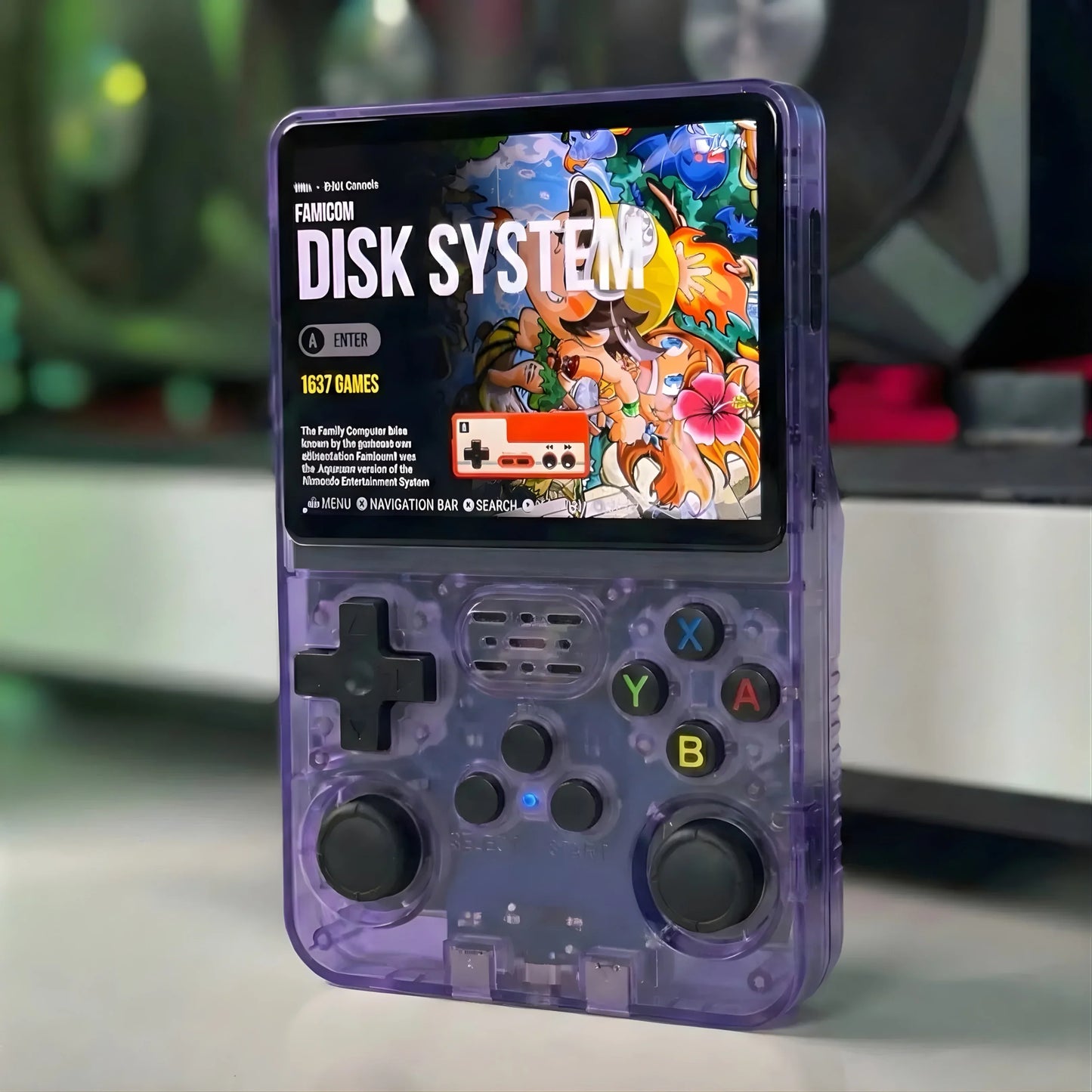 Kletshuts™ GameConsole: Genopladelig Klassisk Håndholdt Arkadespil Console