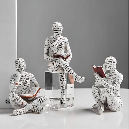 ReaderDecor 1+1 GRATIS: Lesefigur Dekor Til Skrivebord Og Hylleutstilling