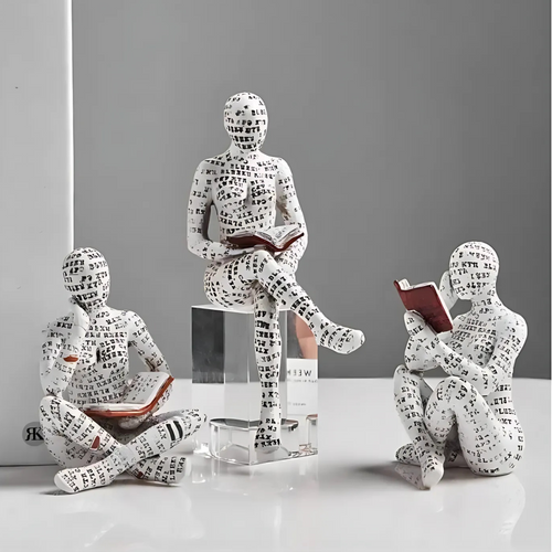 ReaderDecor 1+1 GRATIS: Lesefigur Dekor Til Skrivebord Og Hylleutstilling