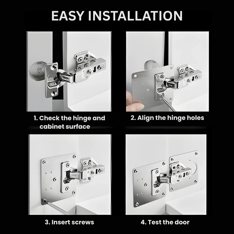 HingePlate 1+1 GRATIS: DIY Møbler Hengsler Reparasjon Sideplate