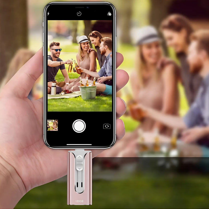 USBDrive - Kompakt og holdbar multienhet 4-i-1 USB-flashstasjon