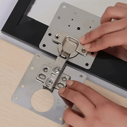 HingePlate 1+1 GRATIS: DIY Møbler Hengsler Reparasjon Sideplate