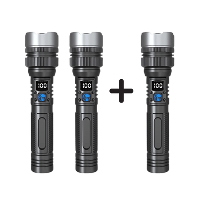 Ledsen™ AdjustableFlashlight: Ultrabright Oppladbar Lommelykt Med Justerbar Stråle