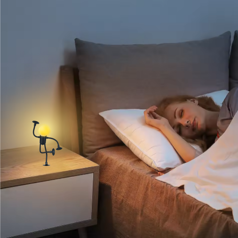 Ledsen™ FigureLamp 1+1 GRATIS: Mykt Lys Fleksibel Figur Nattlampe