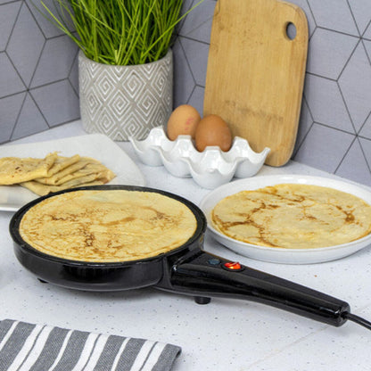 Globetrek° CrepeMaker: Hurtig Jævn Opvarmning Premium Elektrisk Crepe Maker