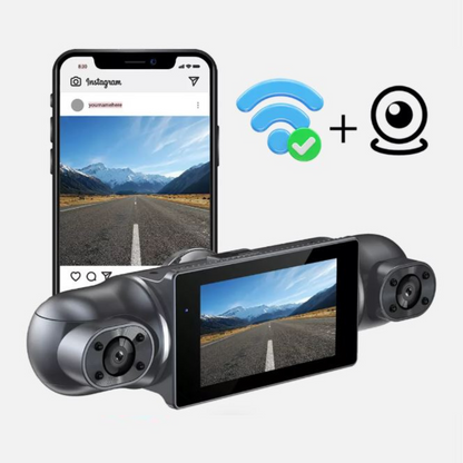 CarRecorder - Høy Oppløsning 4 Kameravinkler Wifi-Bilopptaker