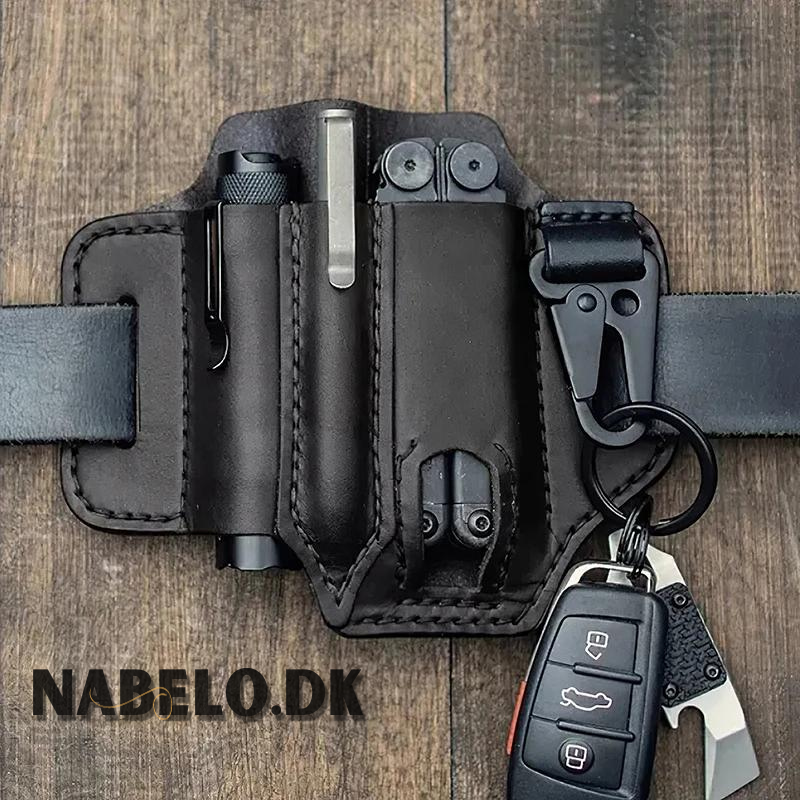 Icone™ BeltCover - Taktisk Multifunksjonelt Belteovertrekk i Oksehud