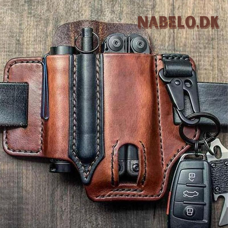 Icone™ BeltCover - Taktisk Multifunksjonelt Belteovertrekk i Oksehud