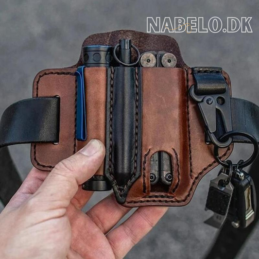 Icone™ BeltCover - Taktisk Multifunksjonelt Belteovertrekk i Oksehud