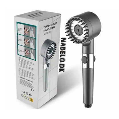 Borhe® Shower - 4-i-1 Multifunksjonelt Dusjhode For Massasje Og Hudpleie