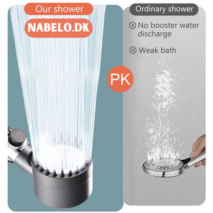Borhe® Shower - 4-i-1 Multifunksjonelt Dusjhode For Massasje Og Hudpleie