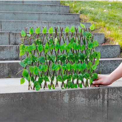 Globetrek° DecorativeFence: Nem Installation Udtrækkeligt Privatlivs Dekorativ Hegn