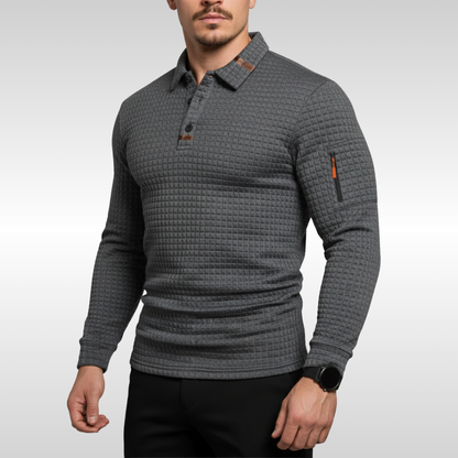 Icone™ CasualPolo - Alsidig Komfortabel Langærmet Uformel Polo