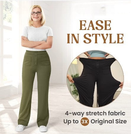 Icone™ FlexTrousers: Høy midje, komfort hele dagen, fleksible bukser