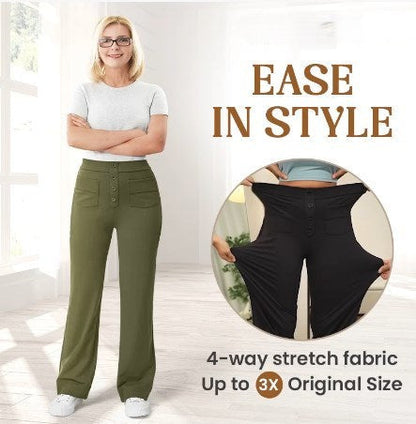 Icone™ FlexTrousers: Høy midje, komfort hele dagen, fleksible bukser