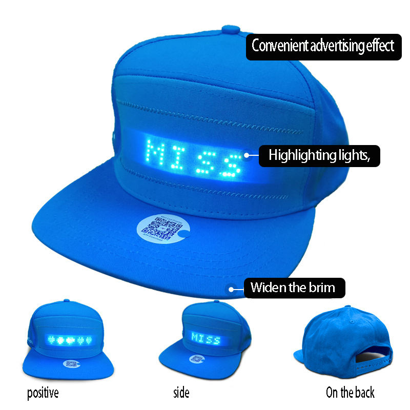 Icone™ DisplayCap: DIY LED Lys Besked Display Bluetooth Kontrol Kasket