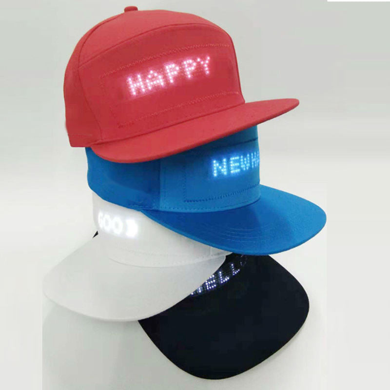 Icone™ DisplayCap: DIY LED Lys Besked Display Bluetooth Kontrol Kasket
