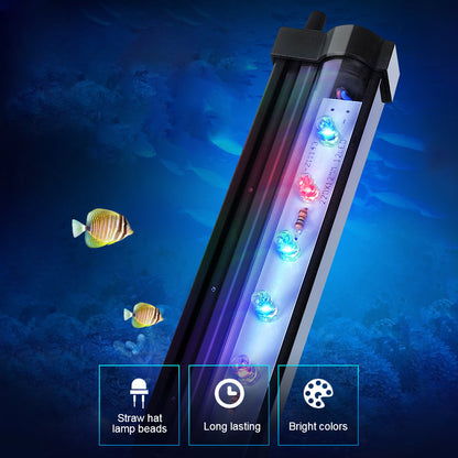 Ledsen™ GlowBubble: Fargerikt LED-boblelys for akvarium