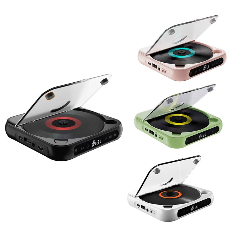 CDPlayer: Bærbar Bluetooth og Kablet CD-spiller