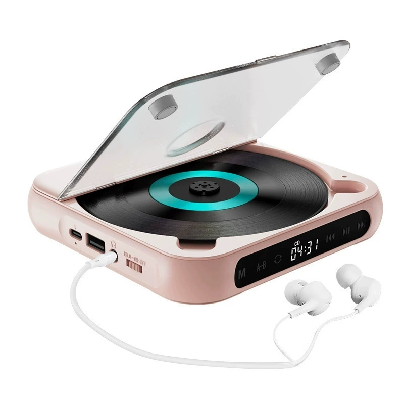 CDPlayer: Bærbar Bluetooth og Kablet CD-spiller
