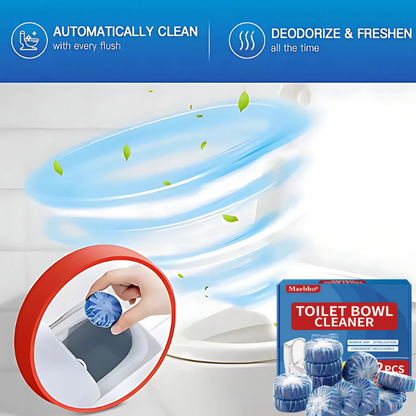 Cleaner Pro° ToiletTablets: Automatiske Drop-in Toalettrenstabletter
